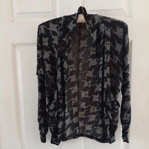 Jexy and Jax Open Jacket Grey and Black Size XS